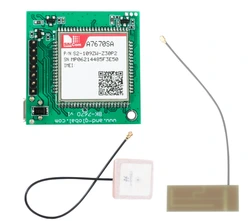 Simcom A7670sa 4g Cat 1 مع وحدة Gsm Gps مع لوحة تطوير لاسلكية Ttl 2 فتحة بطاقة Sim مع هوائيات 4g Gps 5