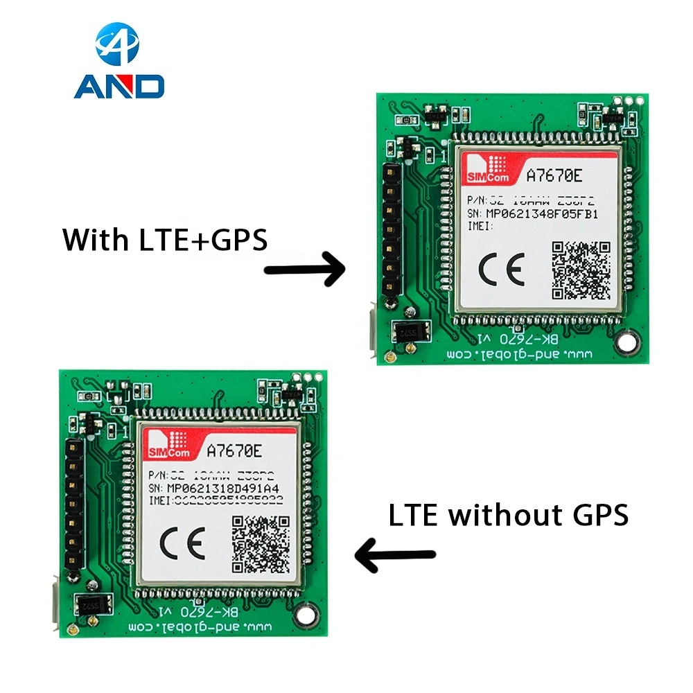 Simcom A7670e 4g Cat 1 with Gsm Gps Module with Development Core Board Ασύρματη επικοινωνία Ttl Με κεραίες 4g Gps 2