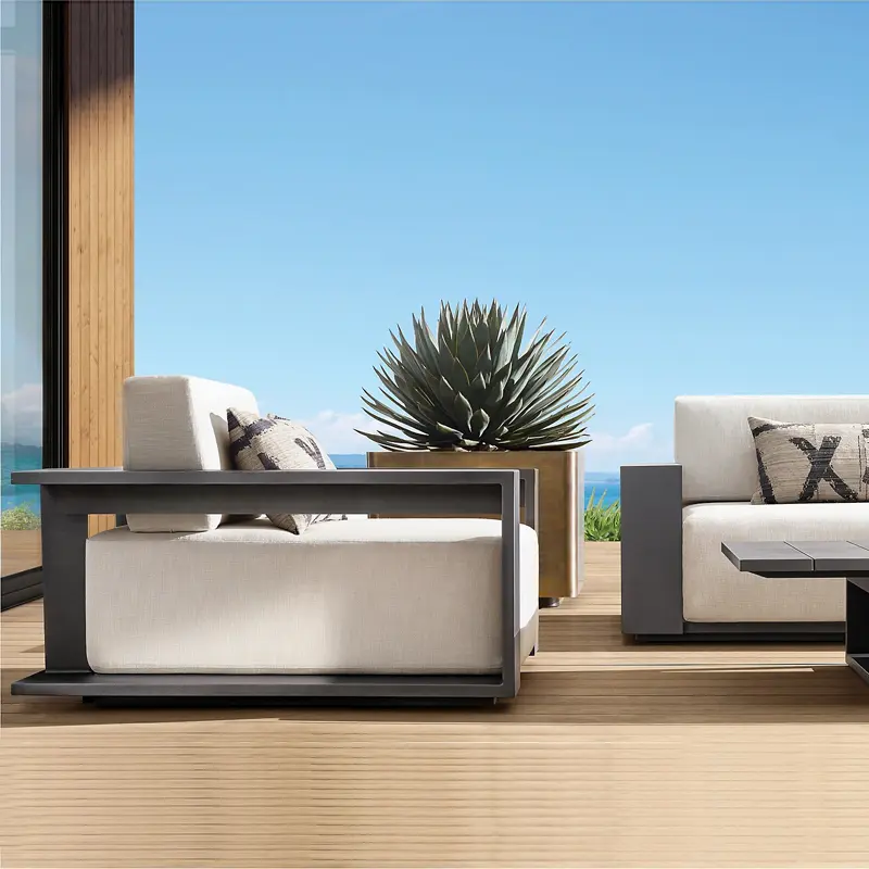 Outside Patio Furniture Sectional Convertible Sofa Hotel Outdoor Lounge Rattan Sofa Set HS-S2027-1684825506327838 1
