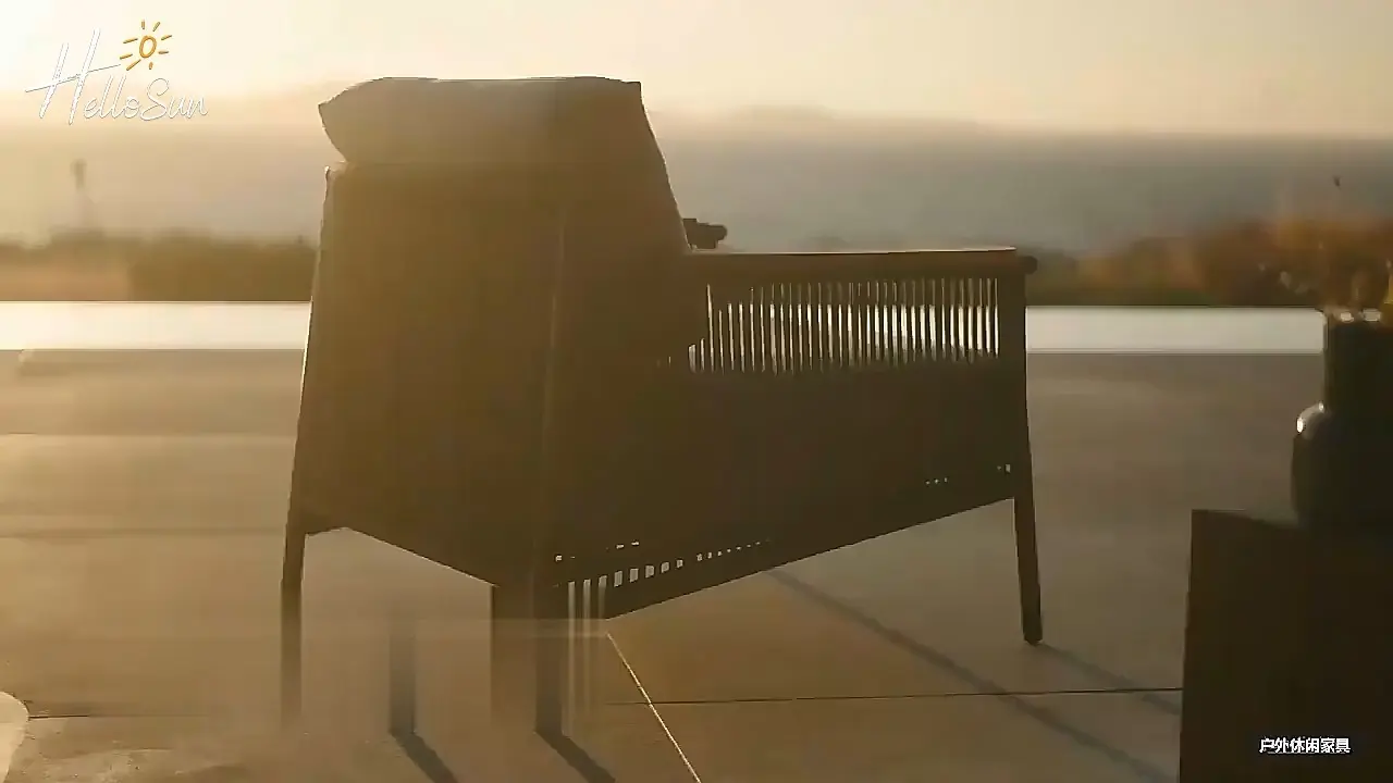 Rugged Metal Outdoor Sofa: Durable Comfort for the Great Outdoors HS-S2034 1