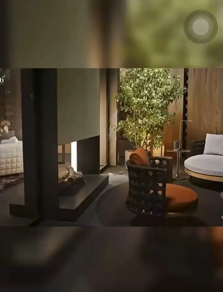 Outdoor sofa rattan courtyard garden curved round single balcony solid wood designer outdoor villa rattan chair furniture HS-S2090 1