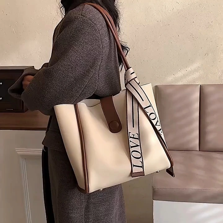 IHB-00080 pu leather bags large single shoulder bag women 1