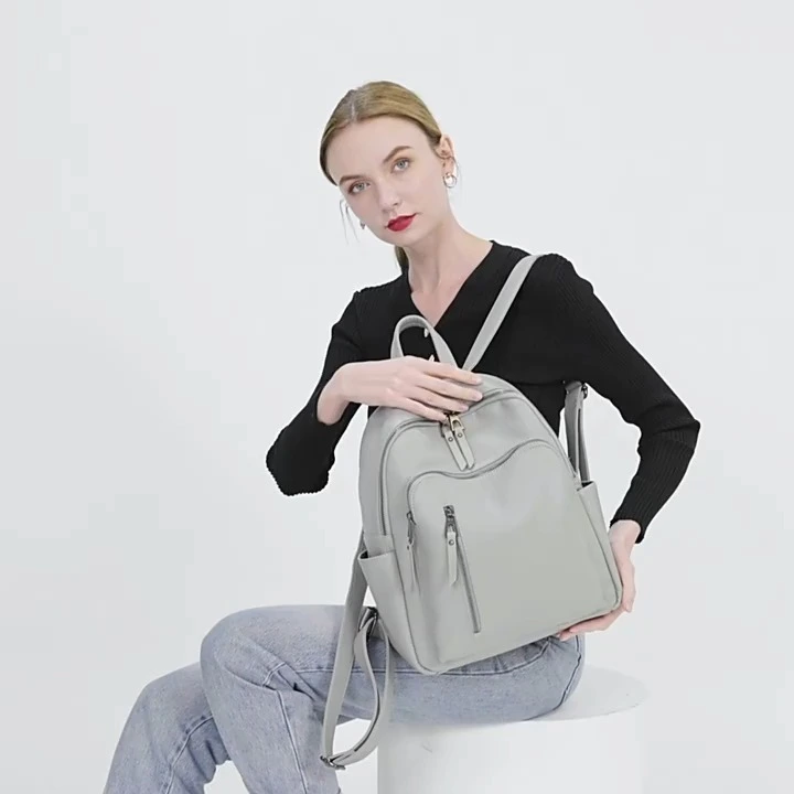 Lazer Girls Ladies Backpack Mackpack de couro para mulheres 1