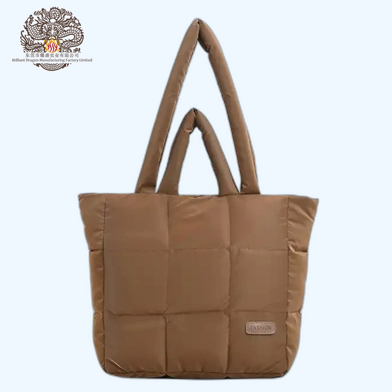 Quality product puffer bag two handle 1