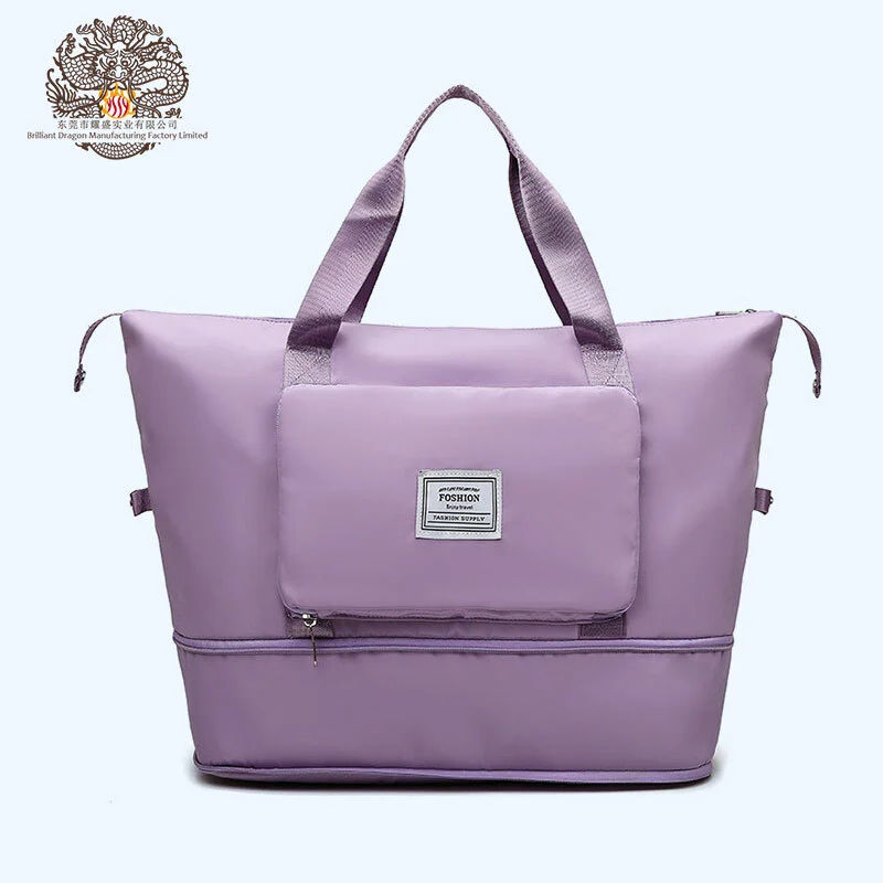 Sac de semaine pliable extensible personnalisé meilleur sac à duffel de voyage Sac de nuit pour femmes 1