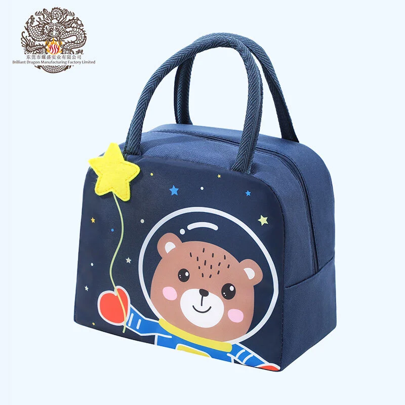 Cartoon Customized Print Pattern Banto Pouch Lunch Bag Thermal Food Bags for Kids School 1