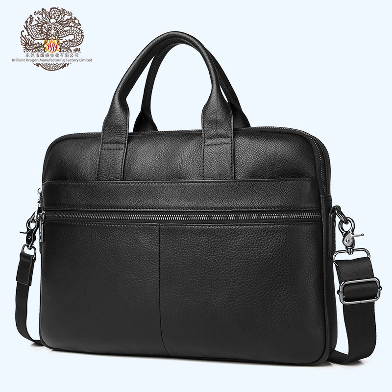 Porte-documents en cuir classique pour hommes 1