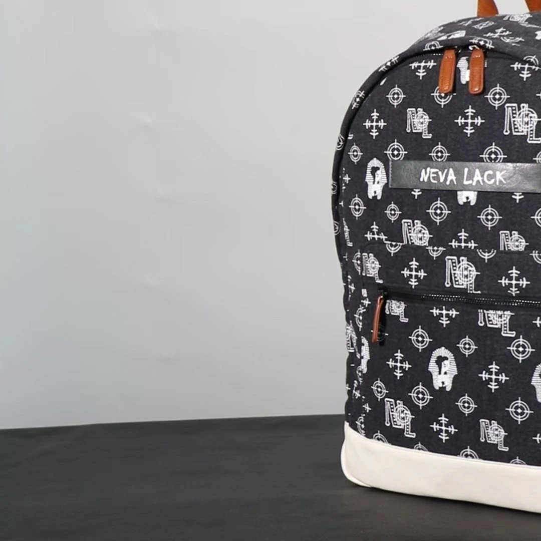 Laptop backpack custom print multifunctional casual backpack 1