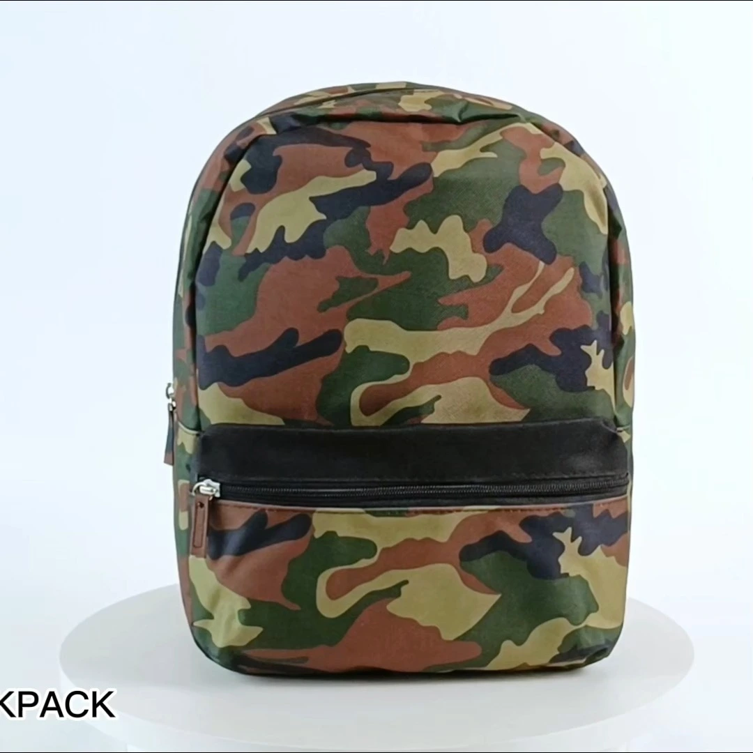 Lightweight Fashion Camouflage Backpack Custom Good Quality Student Backpack Bag 1