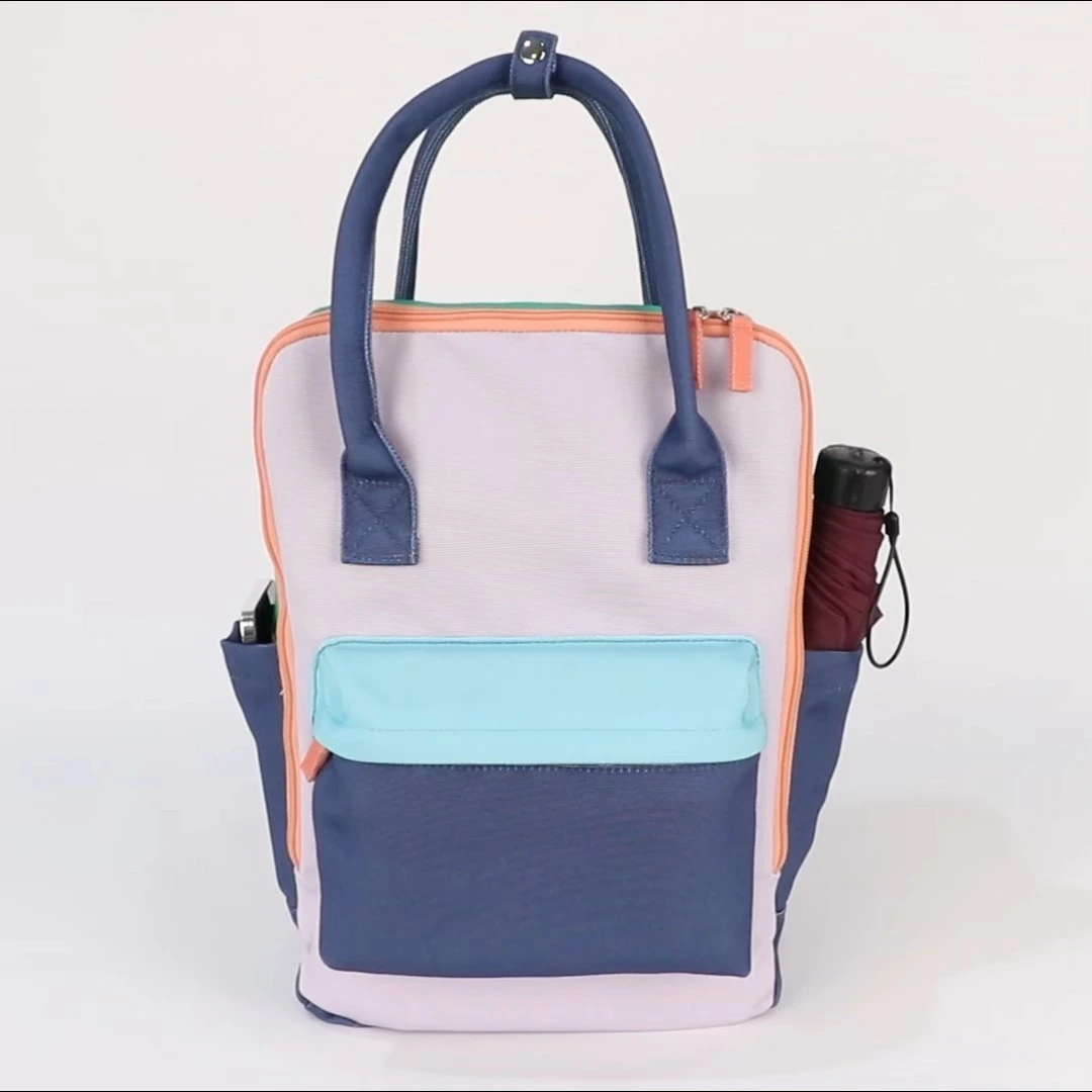 Mochila feminina com logotipo personalizado OEM Mochila de viagem para estudantes 1