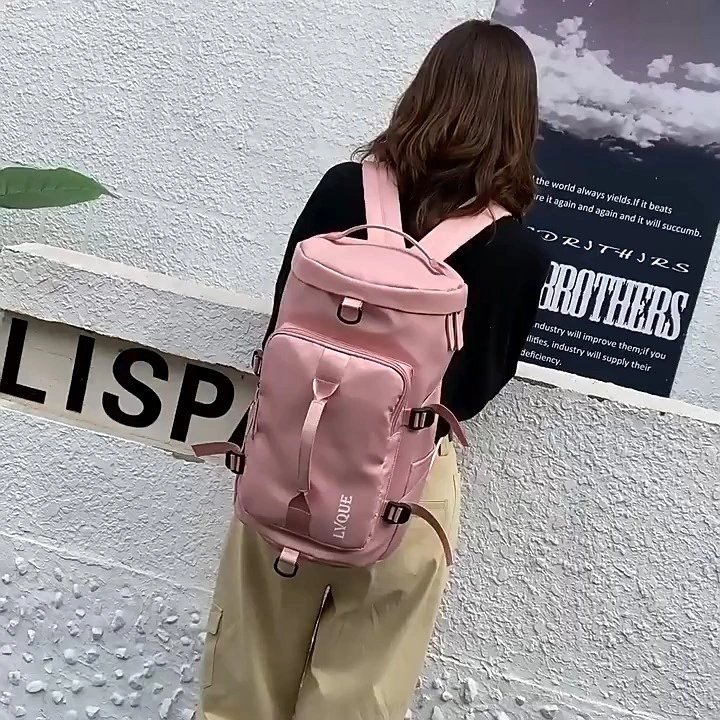 Sac de sac de voyage convertible Sport Duffel Sac à dos Sac de gym imperméable avec compartiment à chaussures 1