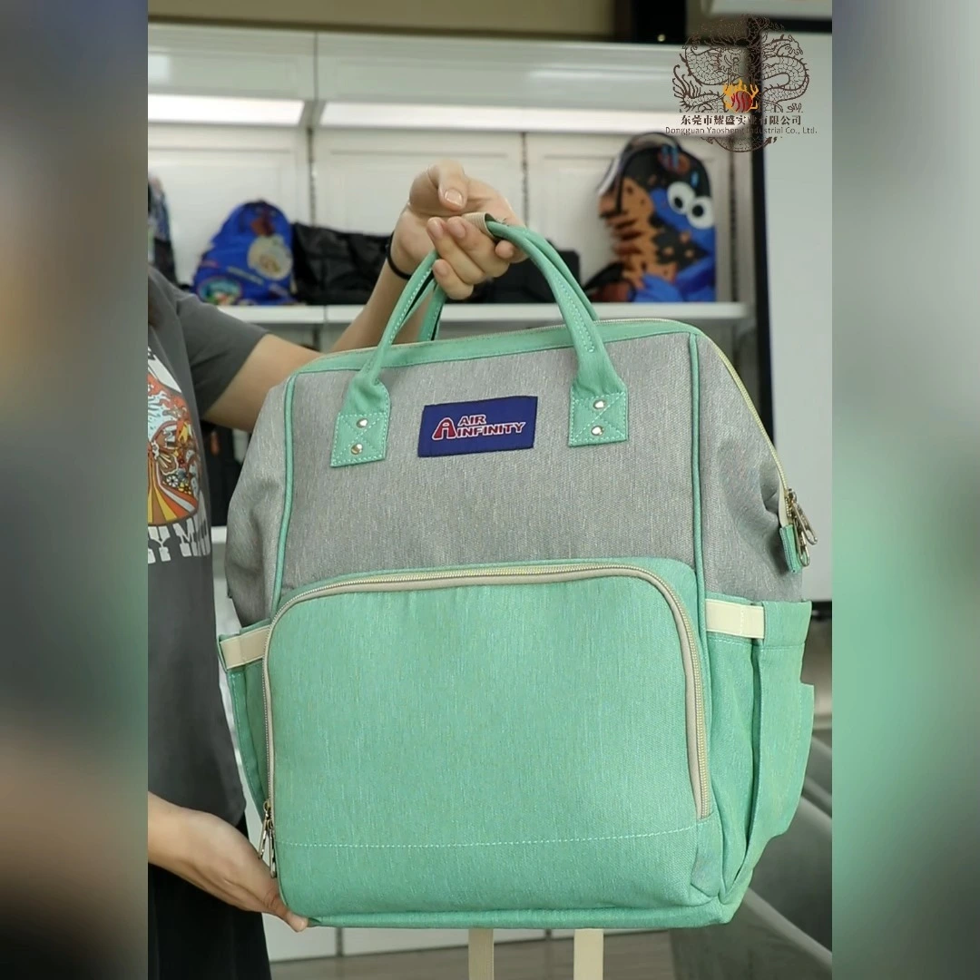 Custom stroller organizer baby diaper bag nappy backpack with large capacity for mommy 1