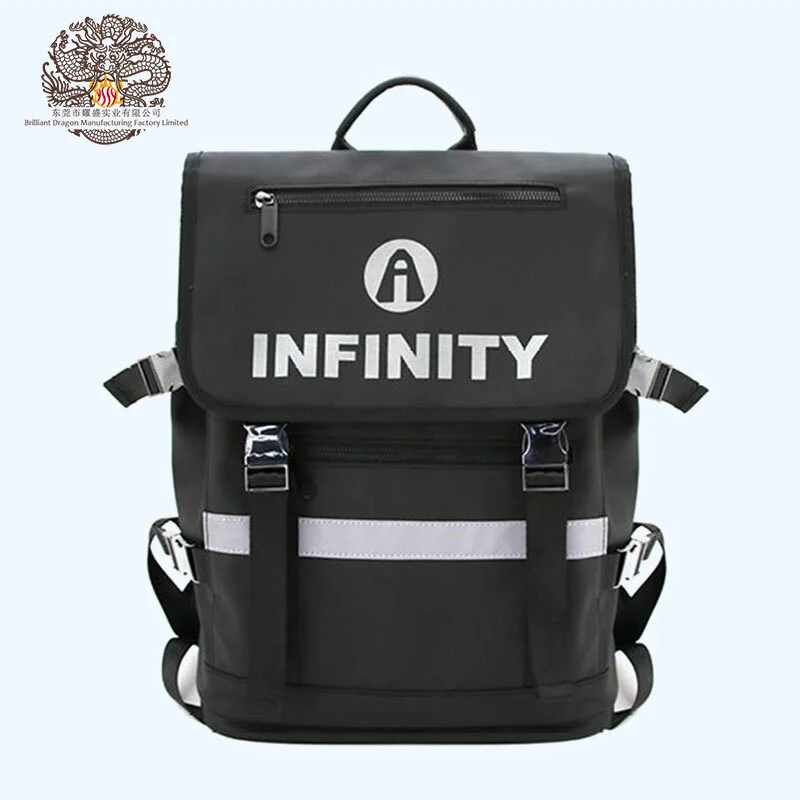 Sac à dos Men Men Sacs de collège imperméables Sac à dos d'ordinateur portable Sac à dos 1