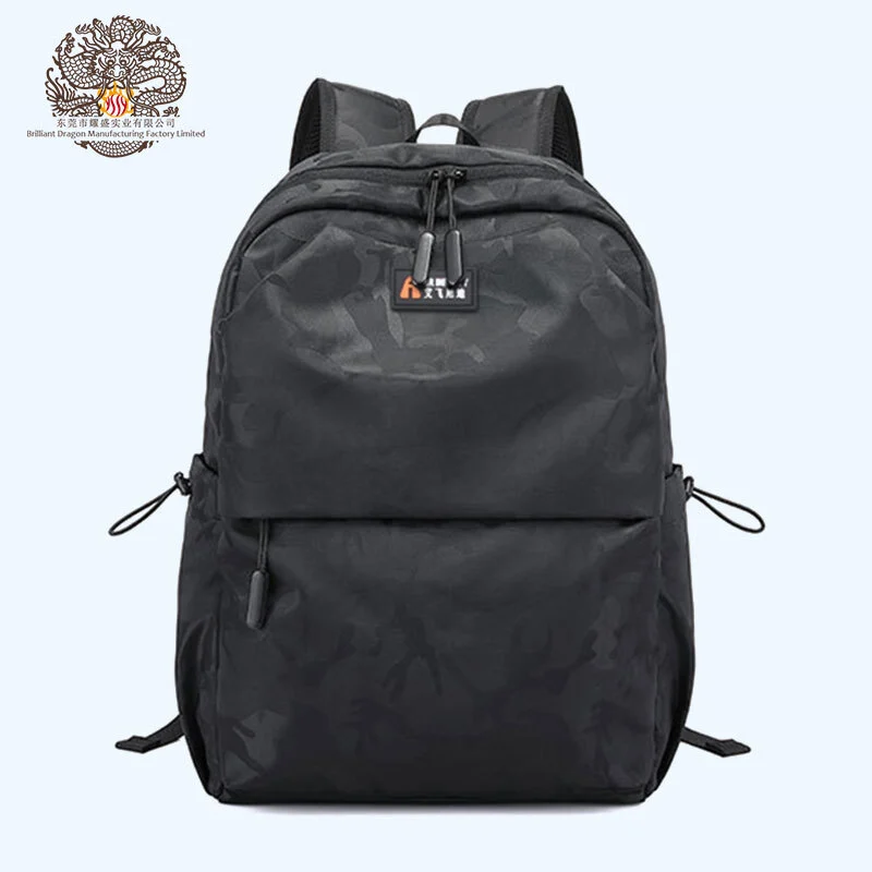 Sac de voyage imperméable en ordinateur noir sac à dos école 1