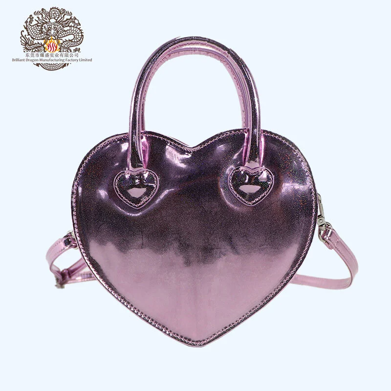 Sac à main en cuir en forme de coeur de mode et sacs à main 1
