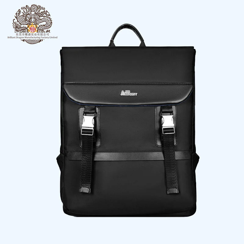 Sac à dos de voyage noir pour ordinateur portable avec intercalaire pour ordinateur portable, logo personnalisé 1