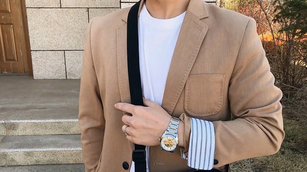 Borsa a tracolla da uomo con tracolla laterale 1