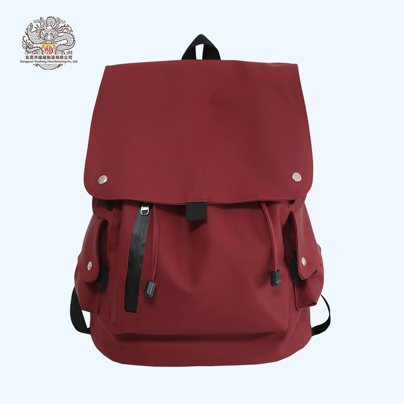 Fashion Flap & Drawstring Backpack for Women & Men – Casual Vintage Rucksack with Padded Laptop Compartment 1
