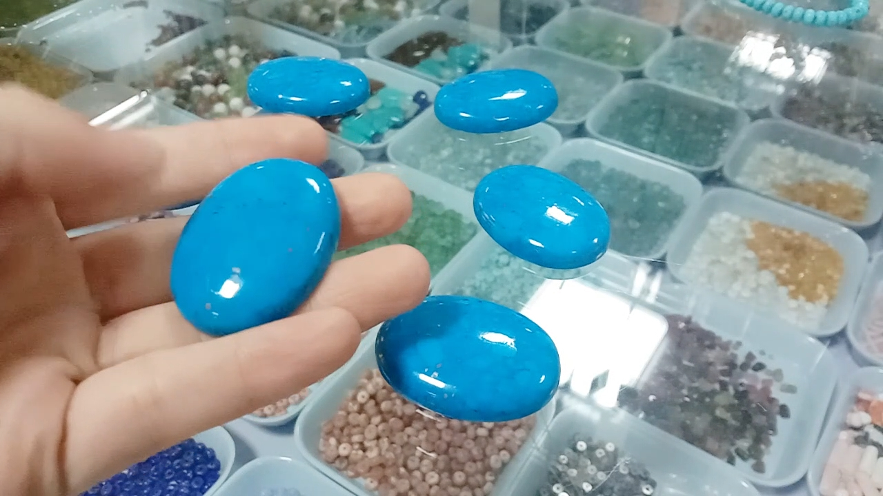 Asili Arizona USITUMIE Turquoise Round Cabochon 9