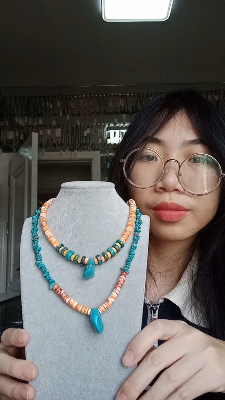 Blue means good luck, beautiful blue turquoise, you deserve it. 9