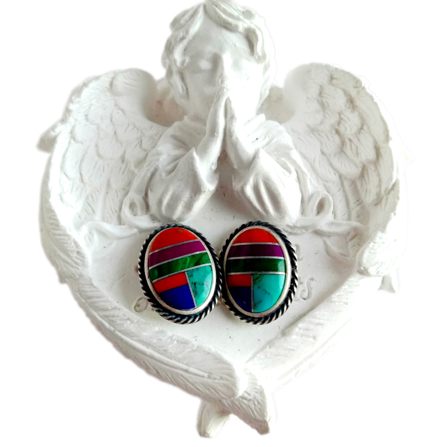 Pete za Turquoise 925 Sterling Silver spiny oyster Pete za Vito za Turquoise malachite 15