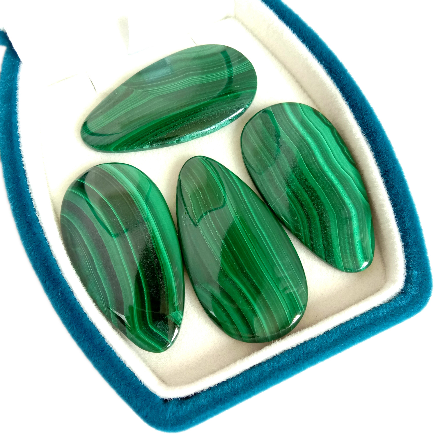 Natura Malakita Kabuŝo Multe Loza Malakita Kabuŝo Gemo Pogranda Malakita Gemo 14