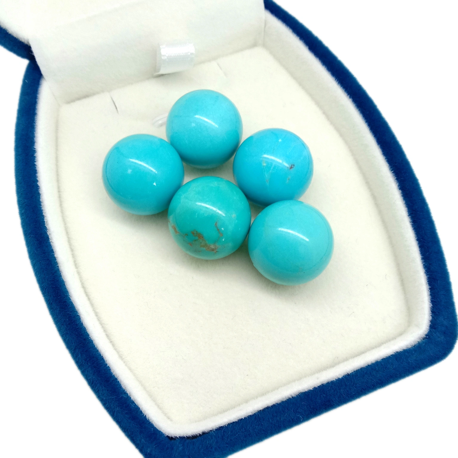 Blue Turquoise beads 17mm acha anụnụ anụnụ African Turquoise Jewelry 1