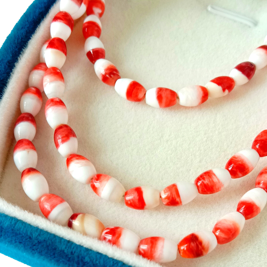 Ntuj Turquoise spiny oyster Ntev hlaws 925 Sterling Nyiaj NecklaceHand Knotted Multi-Layer Necklaces 14