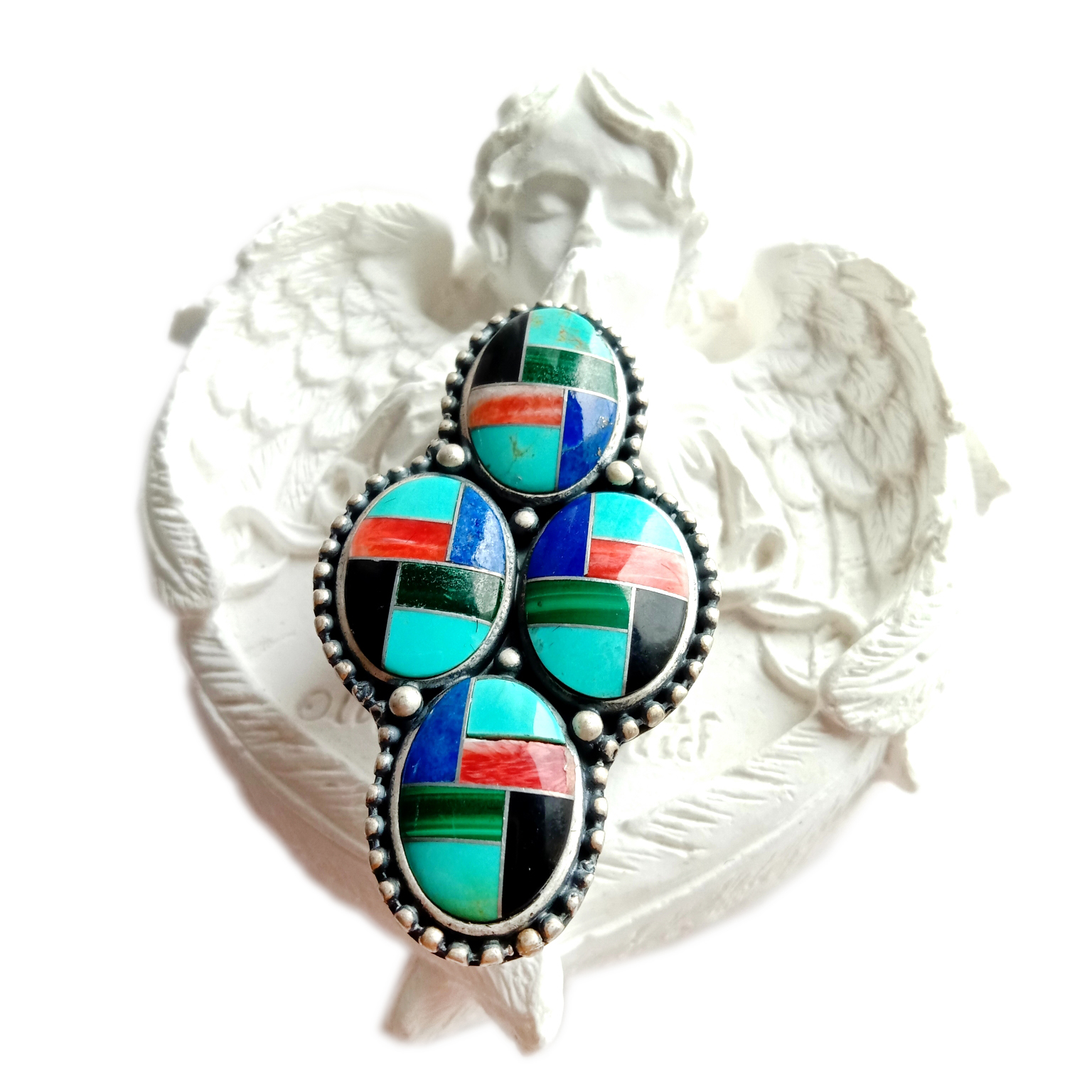 Gemstone Ring stekelige oester Turquoise Women Ring For Anniversary 15