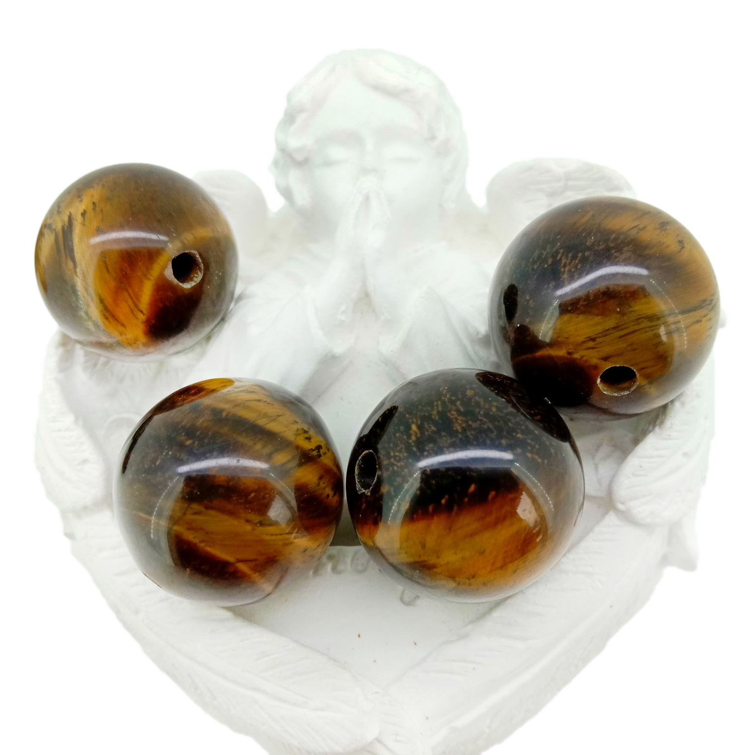 Tiger Eye Round Beads 19mm Yellow tiger Eye 3A Gæða og náttúruleg Tiger Eye skartgripir 14