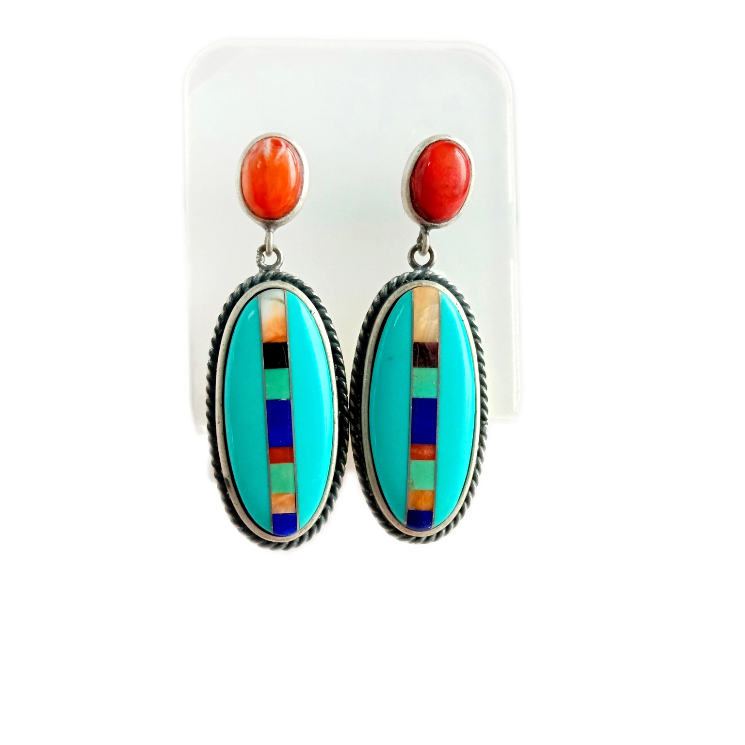 925 Sterling Silver Turquoise Earrings Dangle Western Earrings Boho Earrings Navajo Jewelry Southwestern Jewelry 1