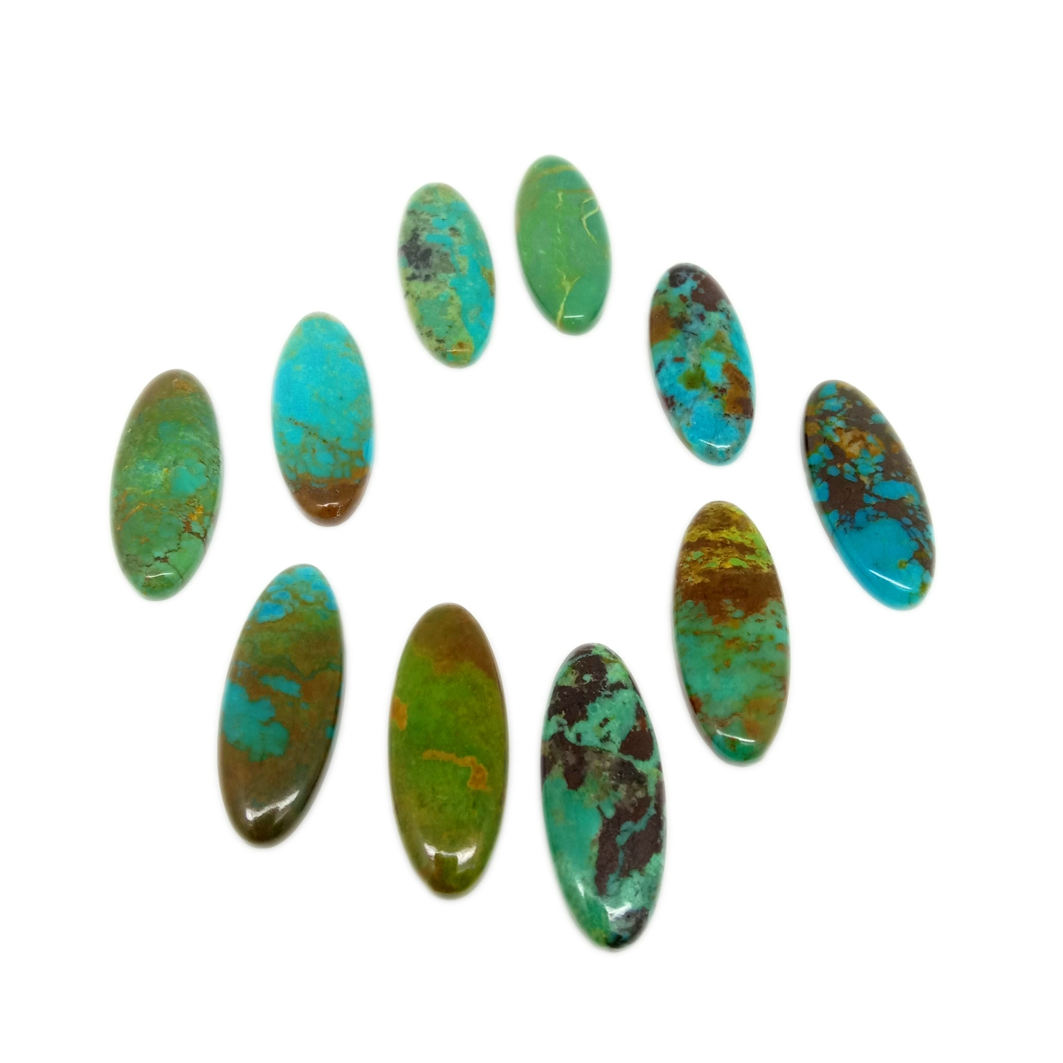 Natuurlike Turquoise Cabochon Unieke Turkoois Skaars Turquoise Turquoise Cabochon vir draadwikkel juweliersware&amp; hangertjie 1