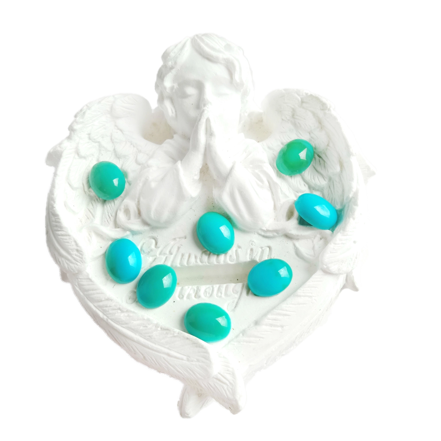 Mine naturali di l'Arizona di a bellezza di dorme di culore turchese cabochon forma ovale dimensioni di pietre preziose 7 * 9mm 1