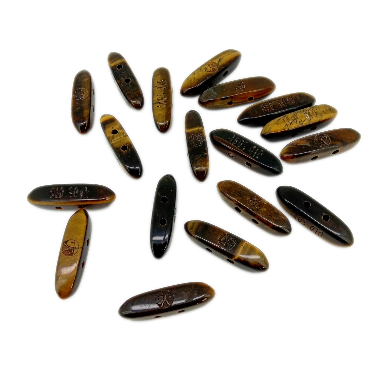 Anya Anụ eke eke 8x10 mm Oval Round Beads 30*8*8mm Ogo 3A 1