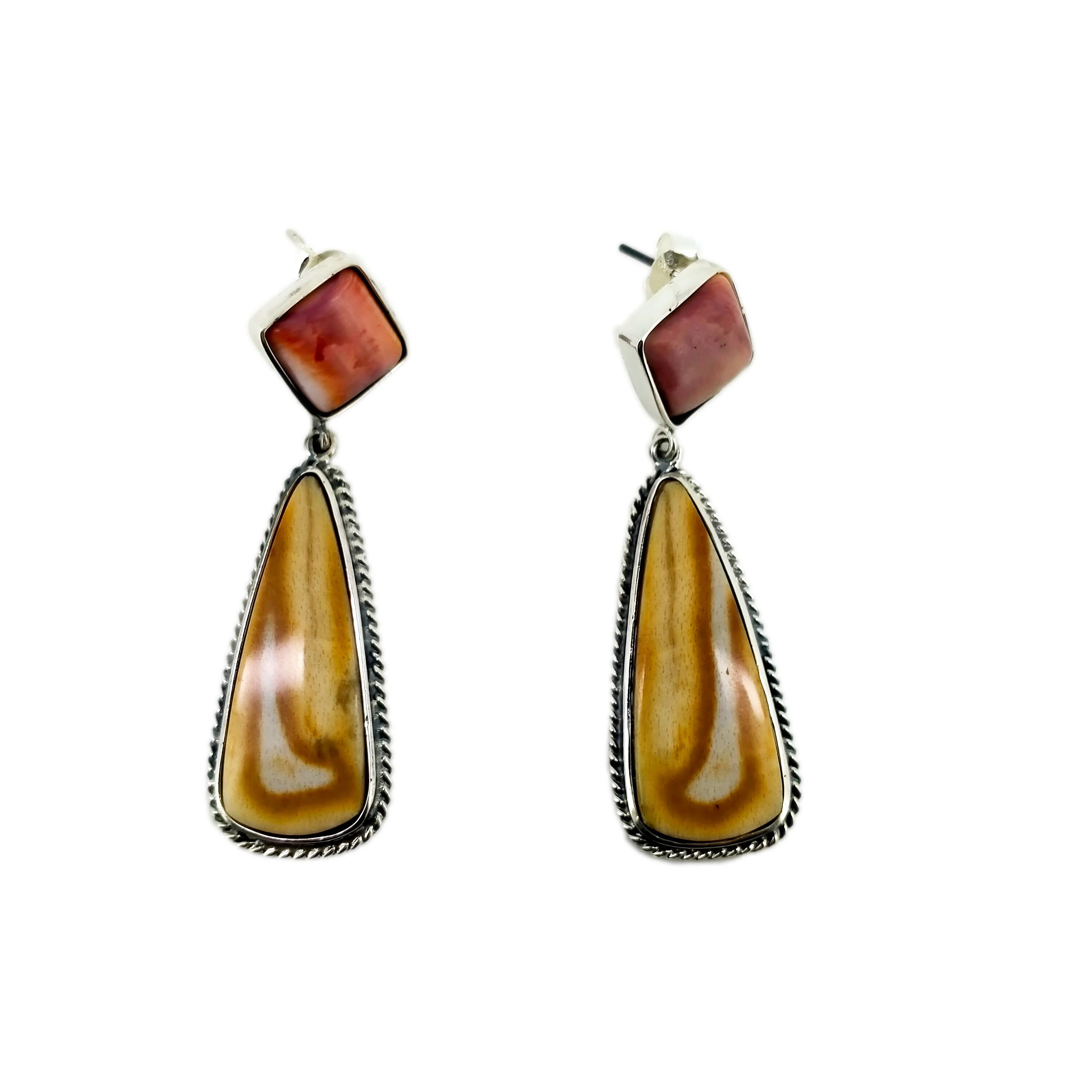Bumble Bee Earrings 925 sterling nyiaj Dangle Hoop Earrings Kub Pob Ntseg 1