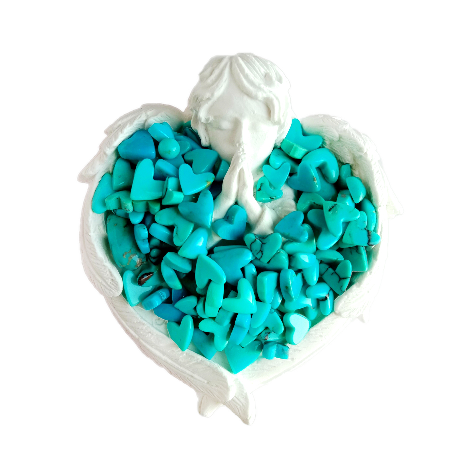 Natura Blua Turkisa Ovalaj Kaboj Blua Kolora Ŝtono, Decembro Naskiĝoŝtono, Ornama Ŝtono, Loza Turkisa Ŝtono 15