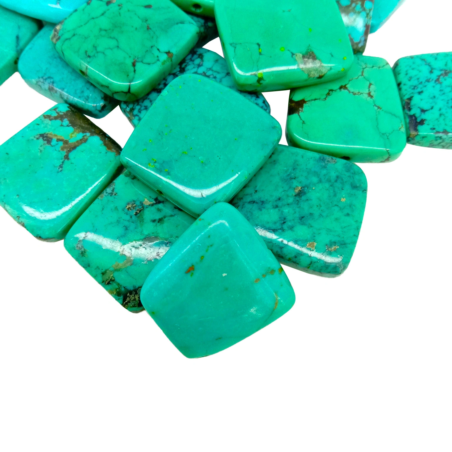 Ntuj Vintage Turquoise iav Cabochon Ntau Turquoise iav Scarab Cab 1