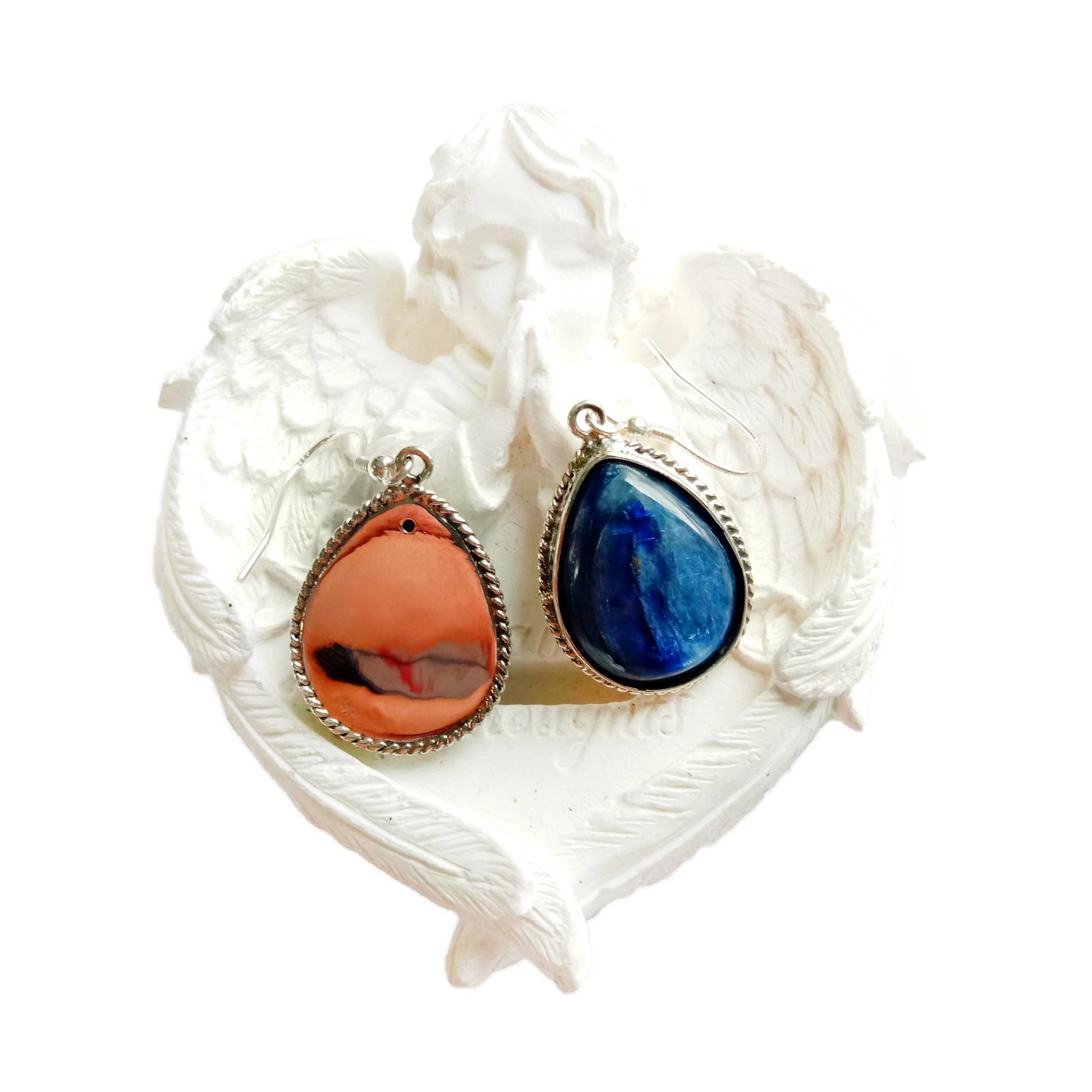 Gemstone Earring Blue Kyanite 925 Sterling Silver Earrings 1