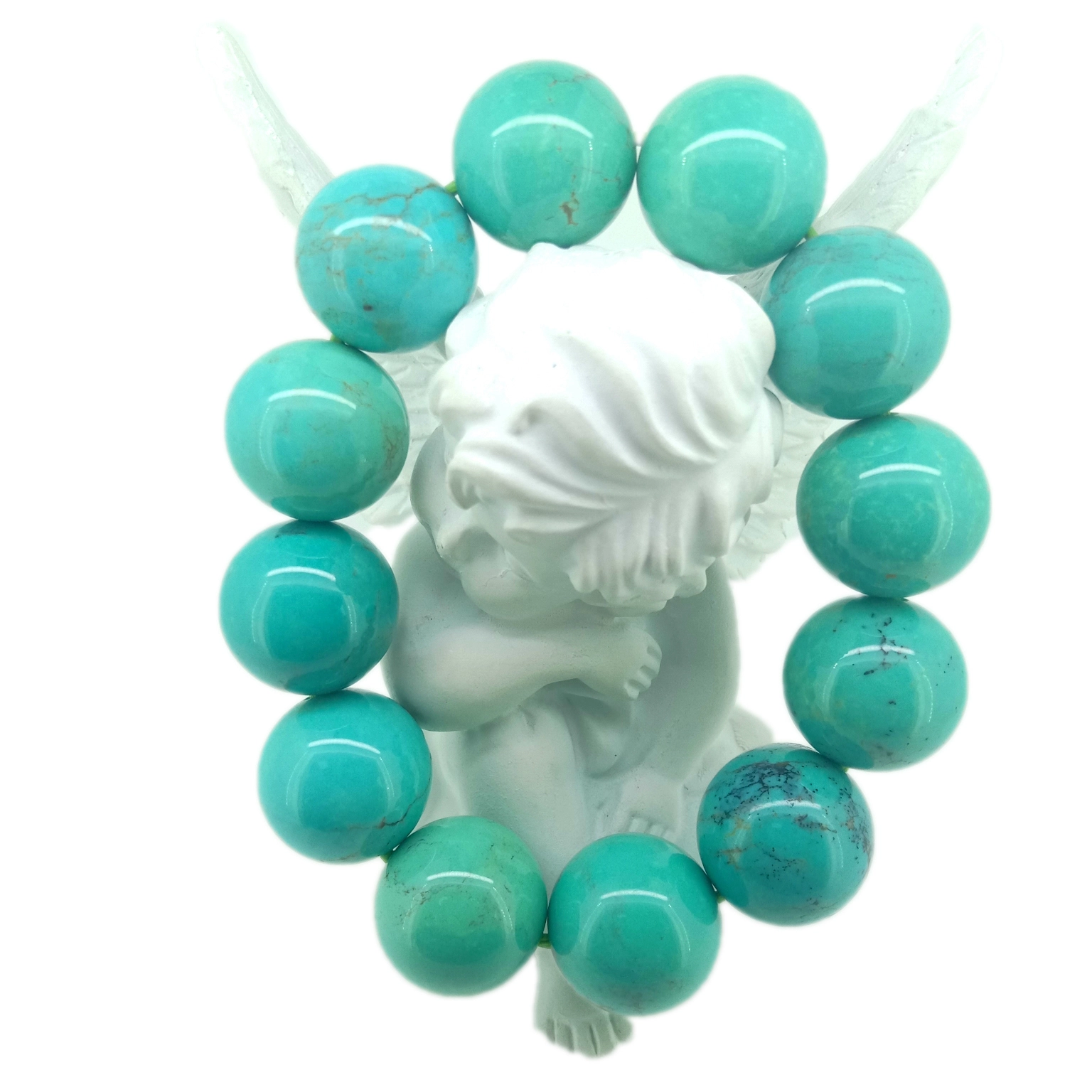 Ezigbo Kingman 18MM Turquoise Ezi Gburugburu Beads 1