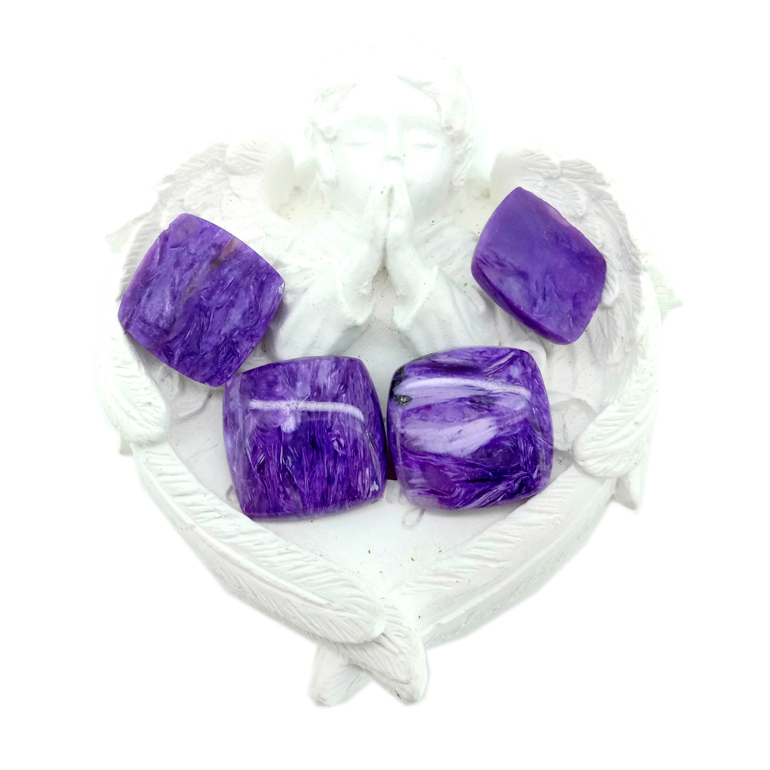 Charoite Cushion Cabochon Gemstone Natural Charoite Cushion Alahas Paghimo Bato 14