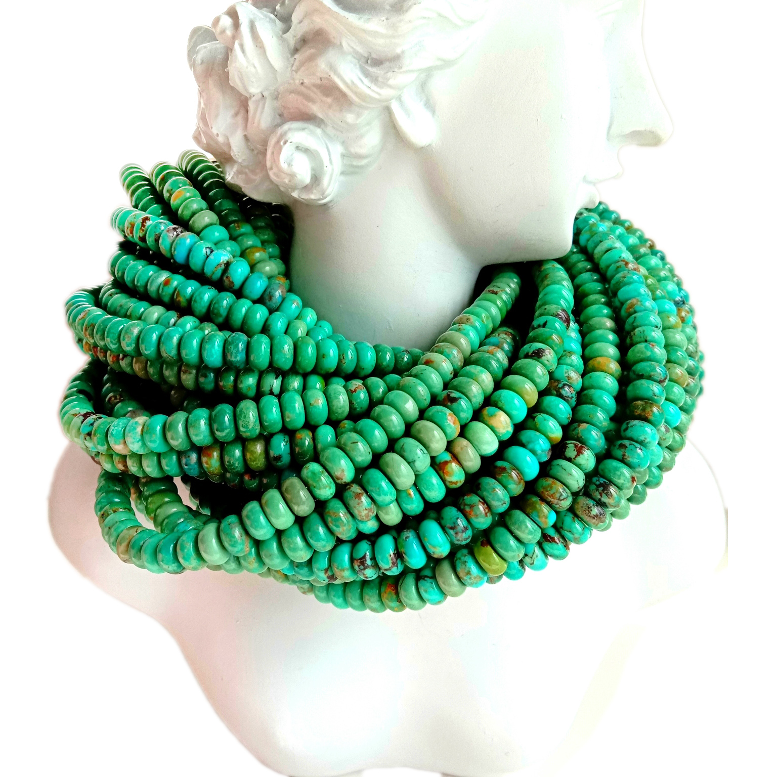 Natural Turquoise Blue Genuine Arizona Turquoise december birthstone gems 18