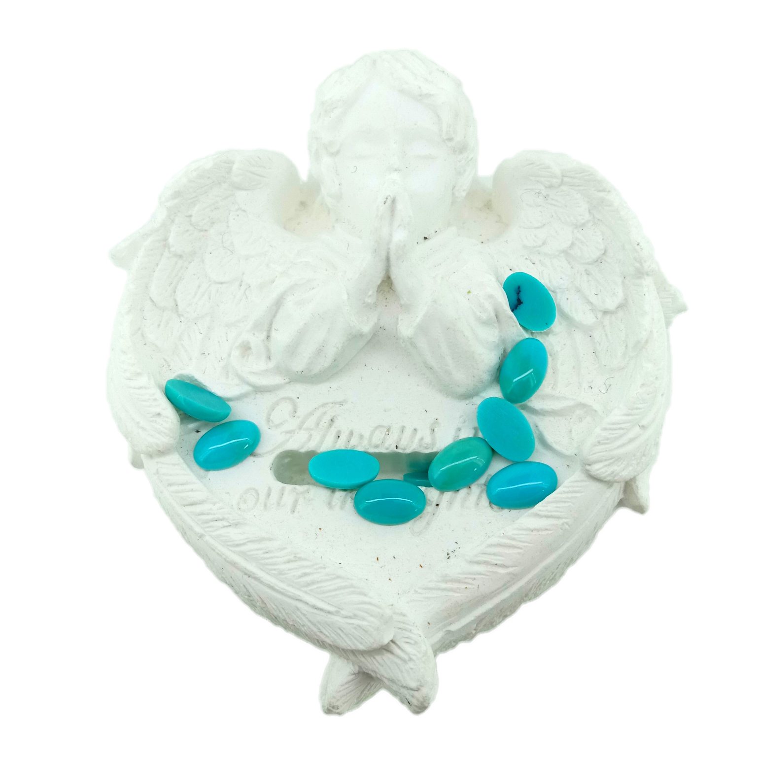 Blue Turquoise Oval Cabochon 5*8mm Ma'a'a Ma'a'a 15