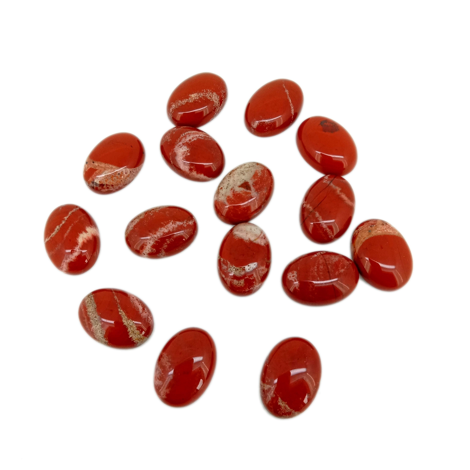 Ruby Cabochon Natural Ruby Oval Cabochon Shape Gemstone Ruby Loose Stone Cabochon Fa'avasegaina mo mea teuteu. 1