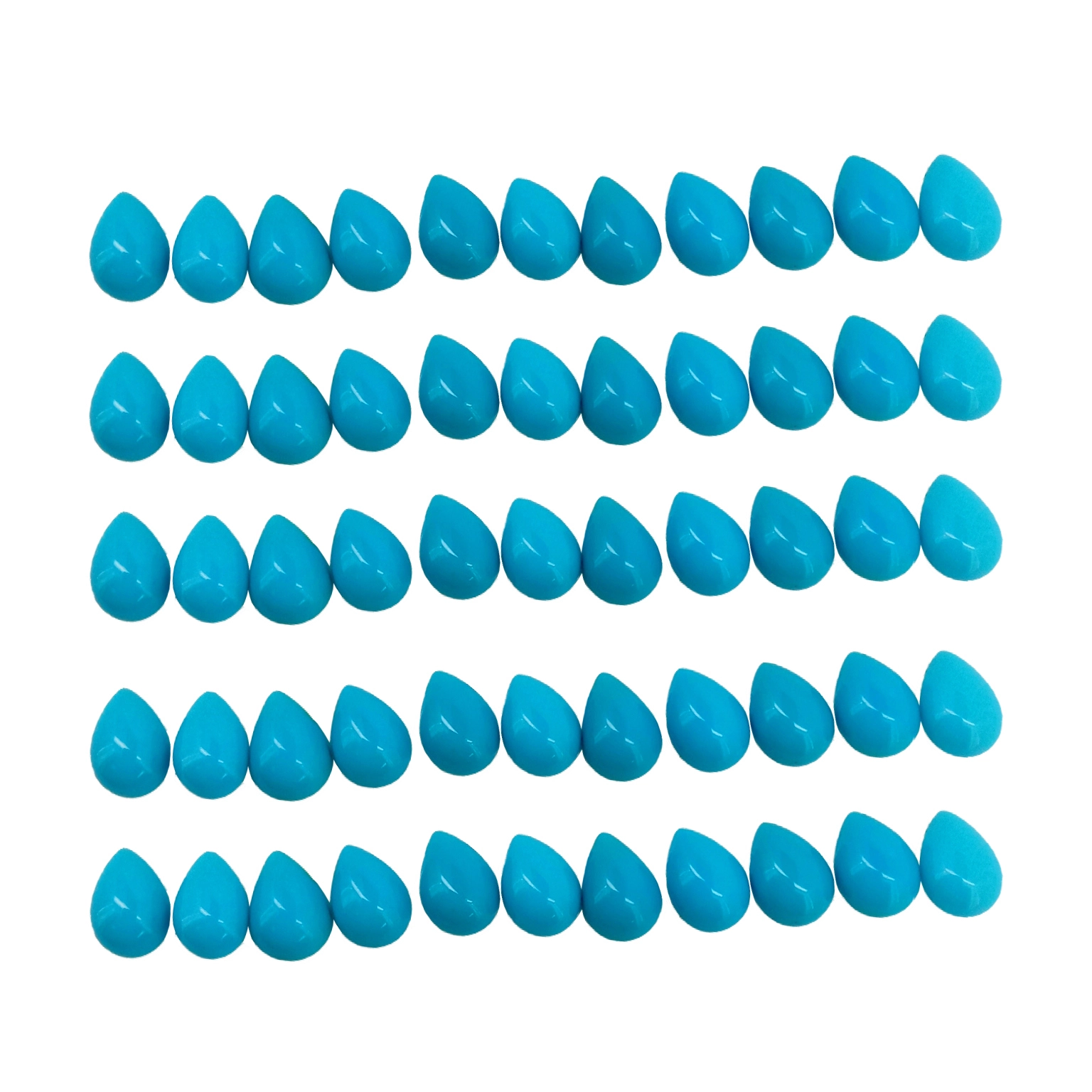 Natural 7*9mm Turquoise Cabochon Gemstone DIY Jewelry Ime Design 1
