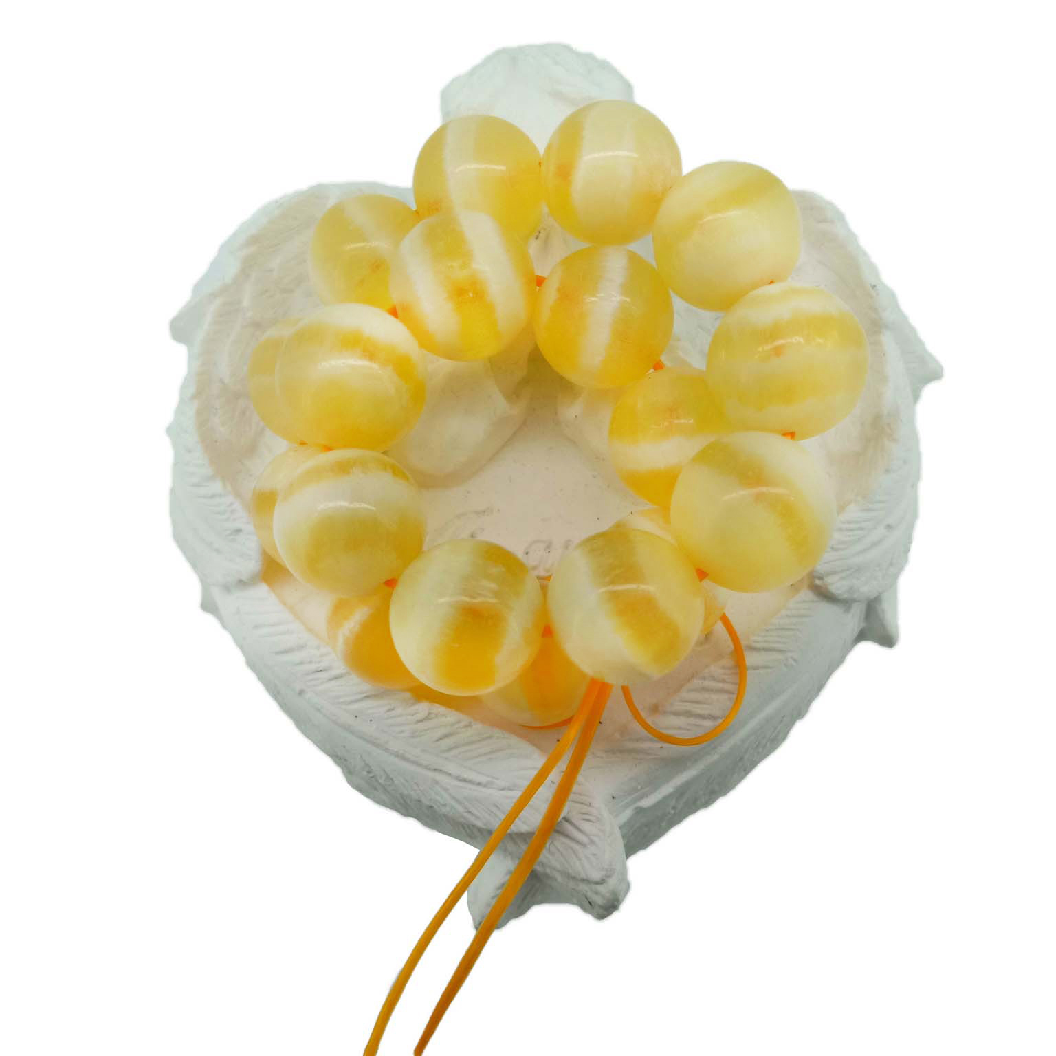 Kalċite Isfar Naturali Round 11mm Żibeġ 14