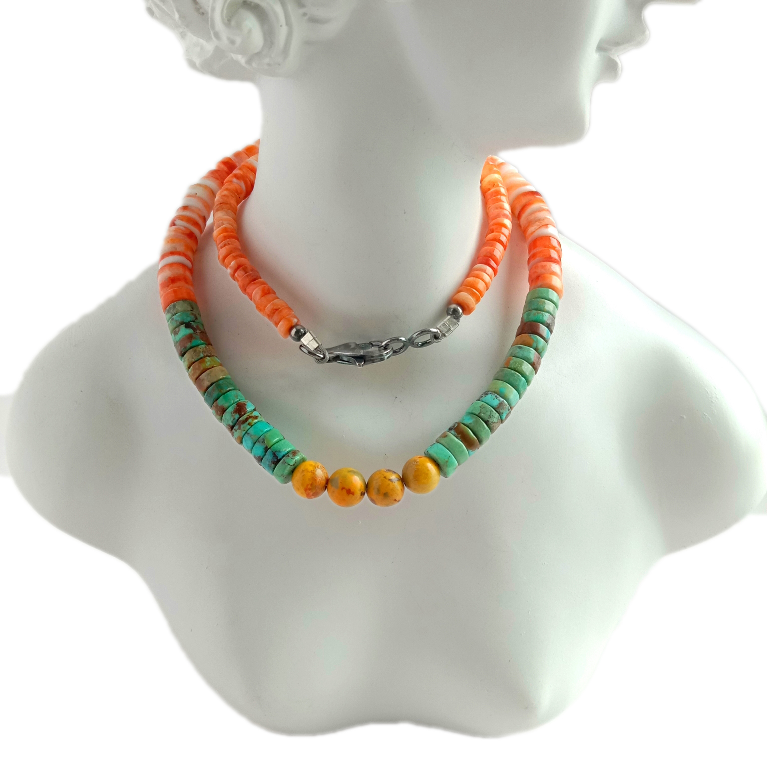 Eke Turquoise na odo bumblebee beads 925 Sterling Silver Gemstone olu olu 15