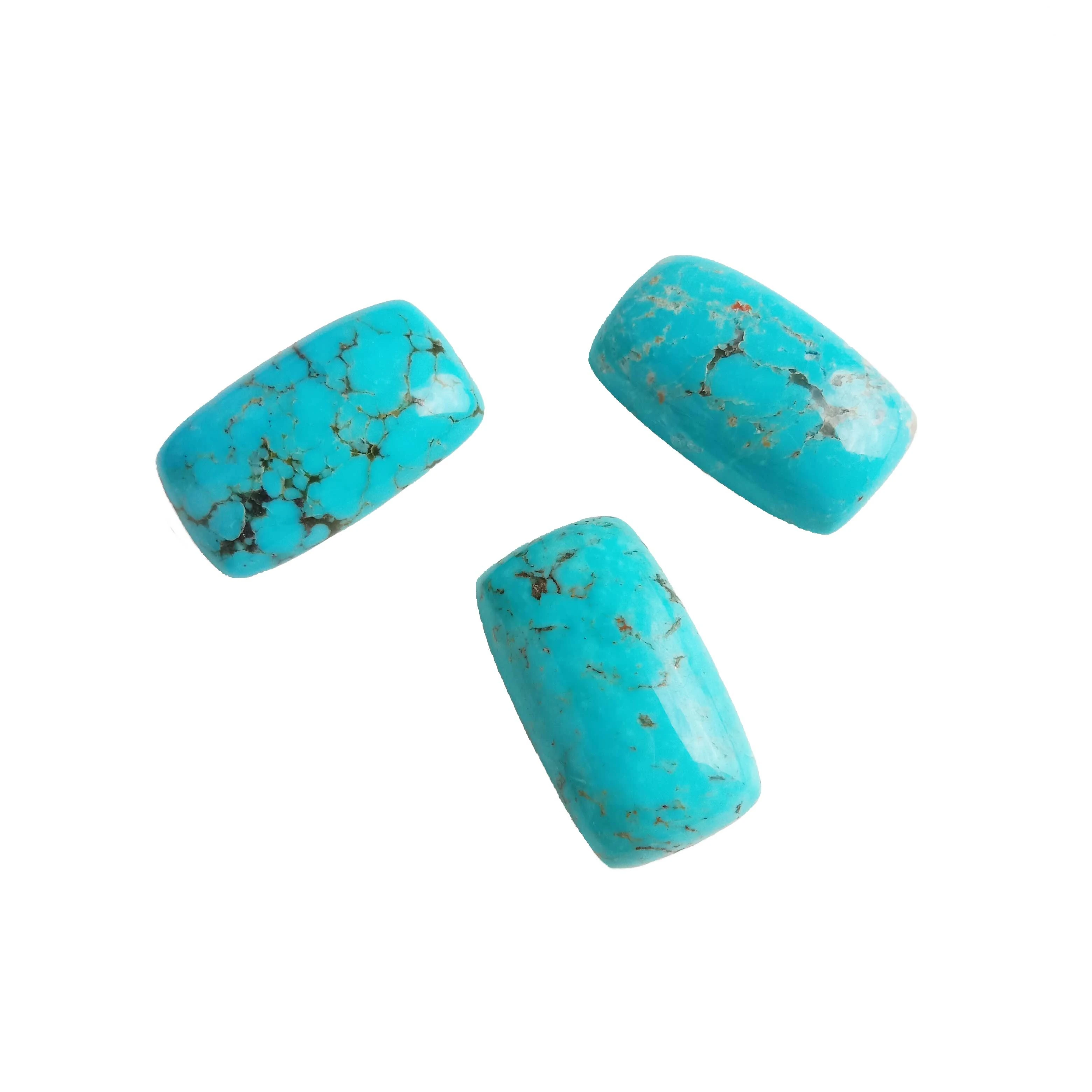 Natural Turquoise Oval Cabs Natural Calibrated Turquoise Cabochon Gemstone maka ọla 1