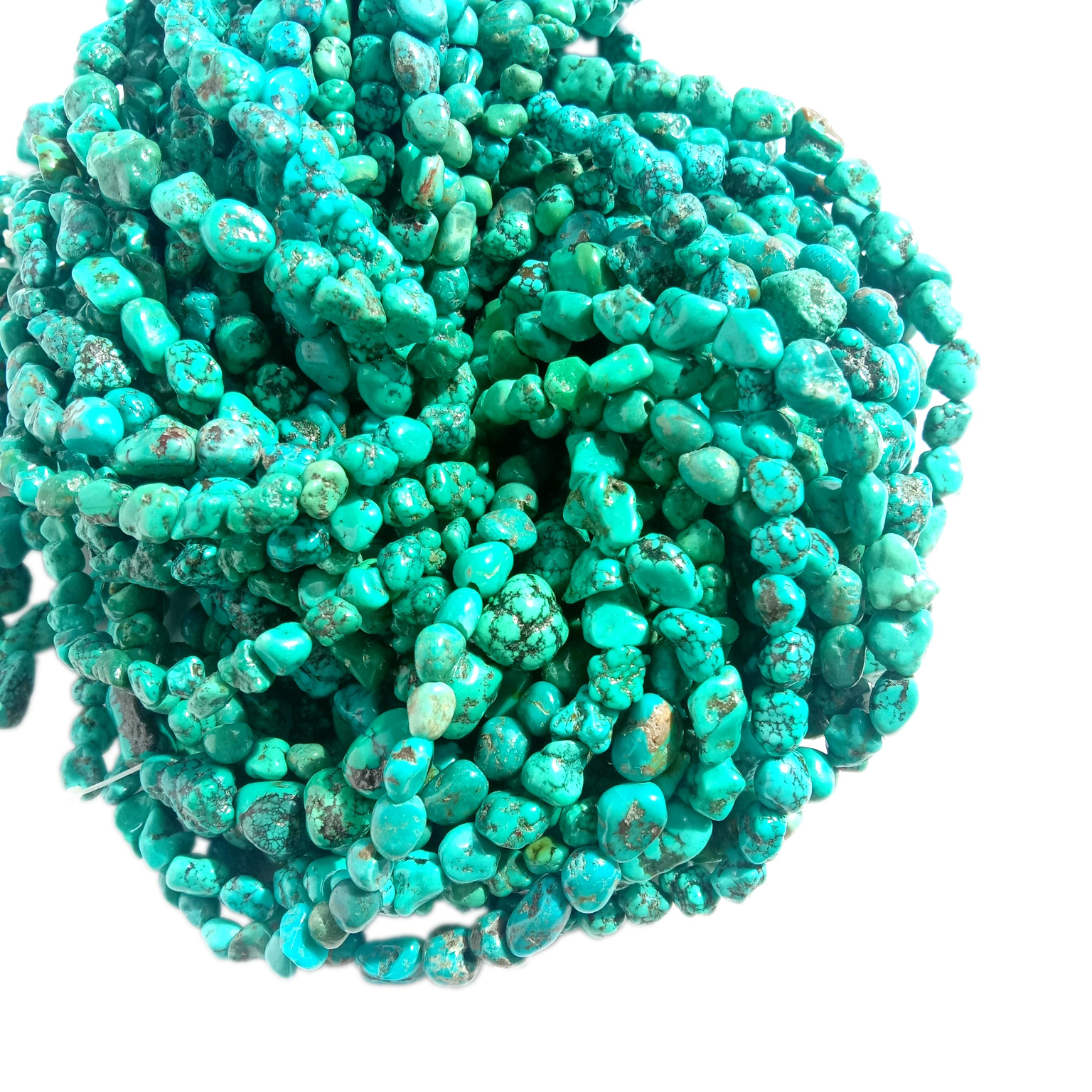 Натуральні бірюзові бісерні прикраси Виготовлення бірюзових бісерних ювелірних виробів 18