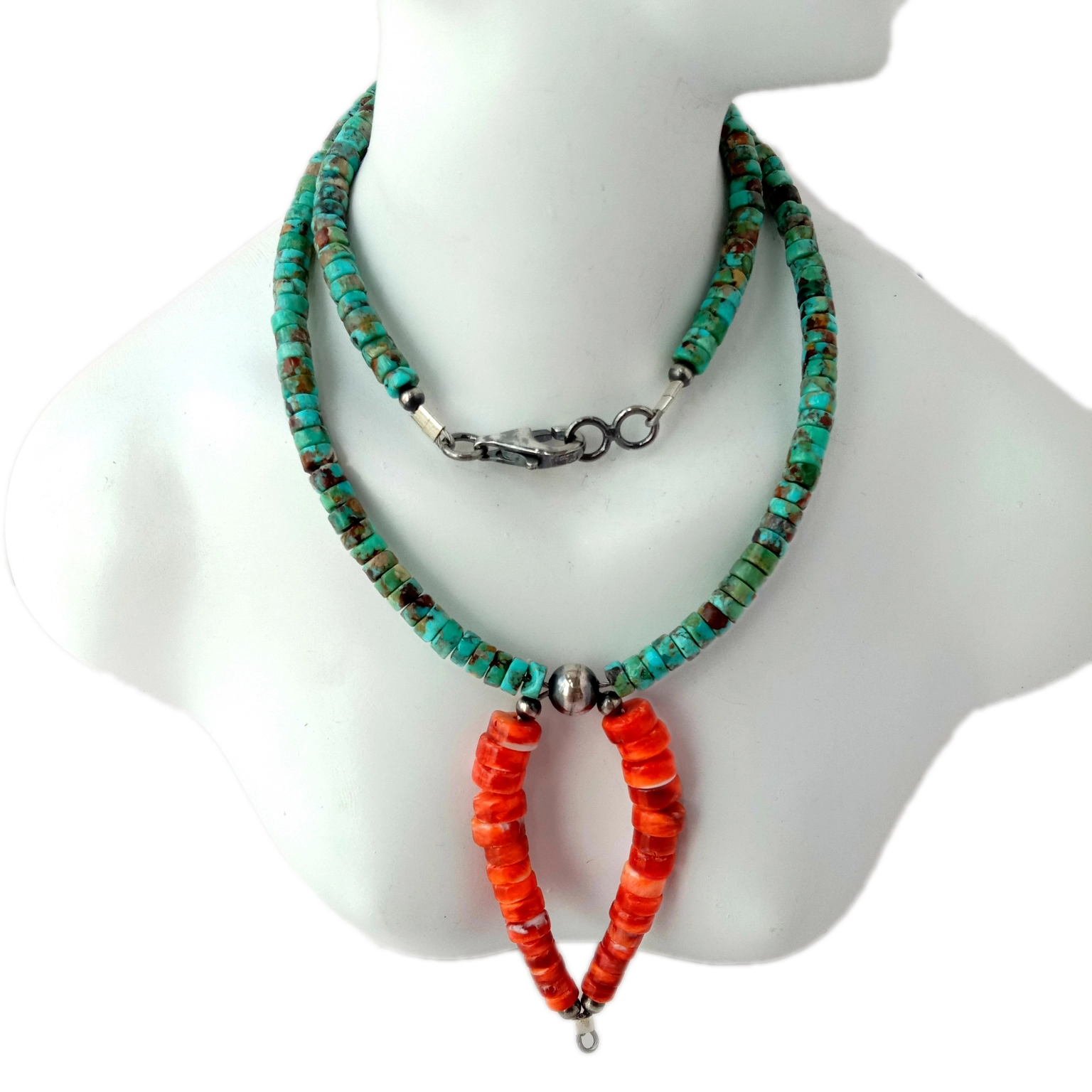 ខ្សែកប្រាក់ Sterling 925 ត្បូងទទឹមធម្មជាតិ និងជាអំណោយដ៏ល្អឥតខ្ចោះសម្រាប់នាង 1