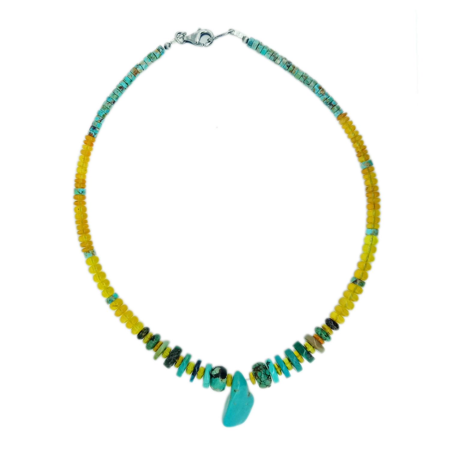 ខ្សែកប្រាក់ Sterling 925 ត្បាញដោយដៃ ខ្សែកពណ៌ទឹកប៊ិច និងត្បូងមរកតធម្មជាតិ 1